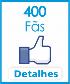 Pacote 400 fãs facebook