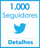 Pacote 1.000 seguidores Twitter