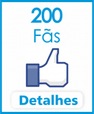 Pacote 200 fãs facebook