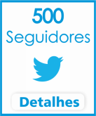 Pacote 500 seguidores Twitter